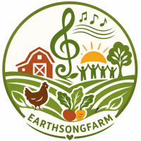 earthsong farm logo design